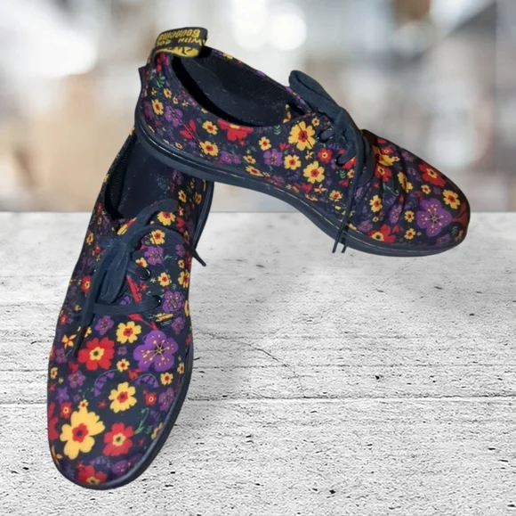 Dr Martens Korey Floral Canvas Shoe Size 5L 4M Unisex - Picture 4 of 15